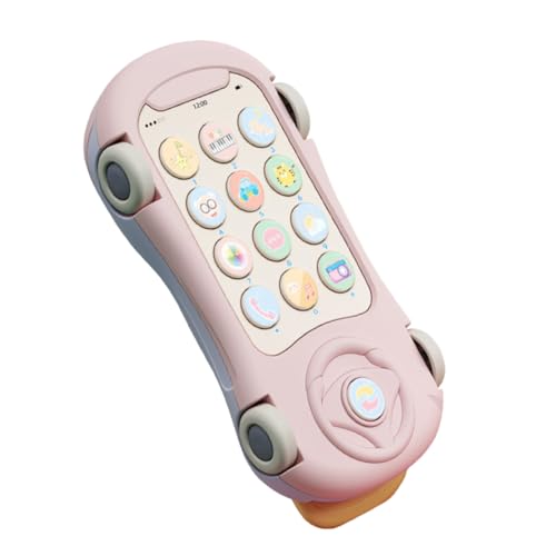 VICASKY 1Pc Musik Beleuchtung Story Machine Musik Lernspielzeug Kindertelefon Simulation Telefon Säuglingstelefon Multifunktionales Telefon Cartoon Auto Design Rosa VICASKY 1Pc Musik Beleuchtung Story Machine Musik Lernspielzeug Kindertelefon Simulation Telefon Säuglingstelefon Multifunktionales Telefon Cartoon Auto Design Rosa von VICASKY