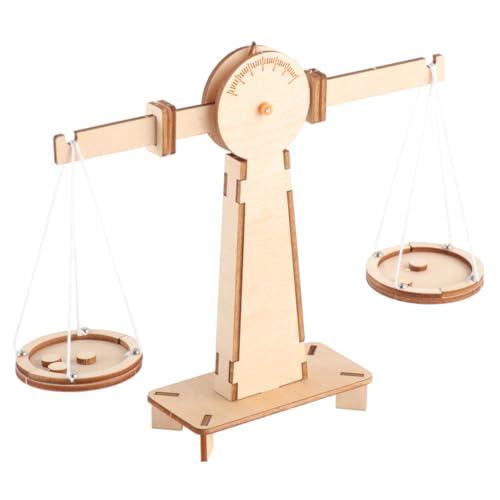 VICASKY Hölzerne Waagschale Pädagogisches Lernspielzeug Waage Spielzeug Jungen Und Mädchen Lernspiel Glatte Textur Alter 6 von VICASKY