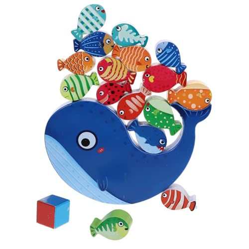 VICASKY 1Satz Balance Stapelspielzeug aus Holz für Interaktives Lernspielzeug Gleichgewicht und Koordination Early Learning Toy für Jahre Fördert von VICASKY