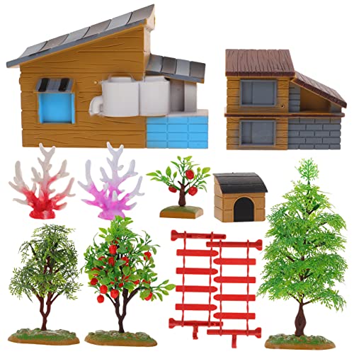 VICASKY 1Satz Bauernhaus Farm Dekoration für DIY Mini Garten Requisiten Landschaften und Puppenhaus Zubehör Modell VICASKY 1Satz Bauernhaus Farm Dekoration für DIY Mini Garten Requisiten Landschaften und Puppenhaus Zubehör Modell von VICASKY