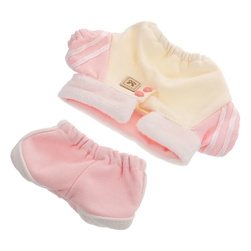 VICASKY 1Satz Baumwollpuppenspielzeugkostüm mit Sweatshirthose und Umlegekragen Entzückendes Freizeitoutfit für Plüschtiere für Sammler VICASKY 1Satz Baumwollpuppenspielzeugkostüm mit Sweatshirthose und Umlegekragen Entzückendes Freizeitoutfit für Plüschtiere für Sammler von VICASKY