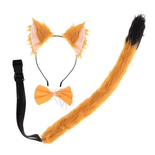 VICASKY 1Satz Fuchsohren Stirnband für Tierkostüm Zubehör für Halloween und Cosplay Weiches und Bequemes Material für Rollenspiele und Kostümpartys von VICASKY
