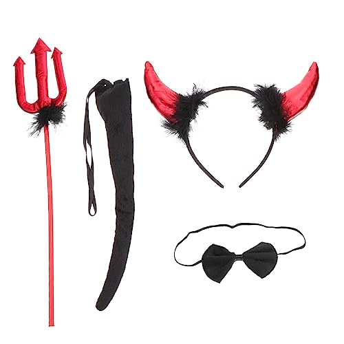 VICASKY 1Satz Halloween Horn Haarschmuck Set Teiliges Kostümzubehör Für Cosplay Party Und Halloween Langlebig Für Damen Und Herren VICASKY 1Satz Halloween Horn Haarschmuck Set Teiliges Kostümzubehör Für Cosplay Party Und Halloween Langlebig Für Damen Und Herren von VICASKY