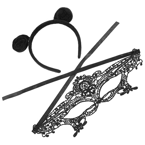 VICASKY 1Satz Halloween Stirnband Mit Maske Teiliges Für Kostümpartys Leicht Und Bequem Für Halloween Fasching Und Themenfeiern von VICASKY