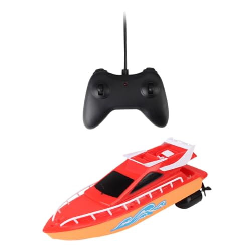 VICASKY 1Satz Hochgeschwindigkeits Rc Boot mit Fernsteuerung Wasserdichtes Ferngesteuertes Motorboot für Pool und See für Erwachsene ohne Batterien von VICASKY
