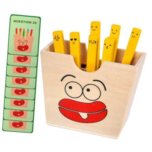 VICASKY 1Satz Holzspielzeug Für Farbmatching Lernspielzeug Für Farbkognition Sicheres Und Langlebiges Aus Holz Und Kreatives Für Fantasievolles Lernen von VICASKY