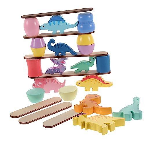VICASKY 1Satz Kreative Dinosaurier Stapelspielzeuge für Sicheres Holzspielzeug Hand Auge Koordination und Logischem Pädagogisches für Jungen und Jahren VICASKY 1Satz Kreative Dinosaurier Stapelspielzeuge für Sicheres Holzspielzeug Hand Auge Koordination und Logischem Pädagogisches für Jungen und Jahren von VICASKY