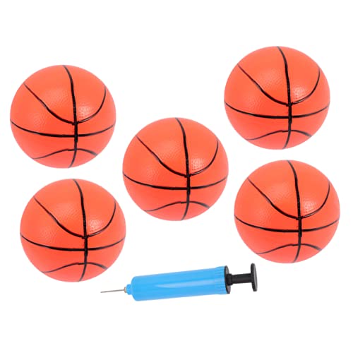 VICASKY Mini Basketball Set Mit Pumpe Aufblasbare Bälle Für Junge Mädchen Für Indoor Und Outdoor Spiel Sportliche Geburtstagsparty Zubehör Leicht Und Tragbar von VICASKY