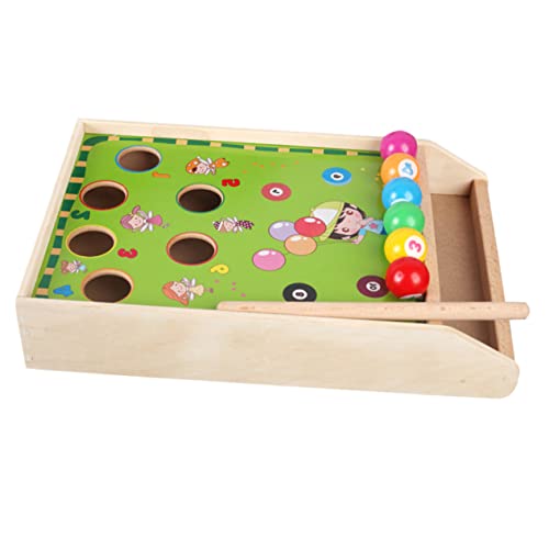 VICASKY 1Satz Mini Billardtisch Spielset für Kleinkinder Interaktives Tischspiel für Vorschule Kindergarten für Kreative Junge Mädchen Tischspielzeug für Stundenlangen von VICASKY