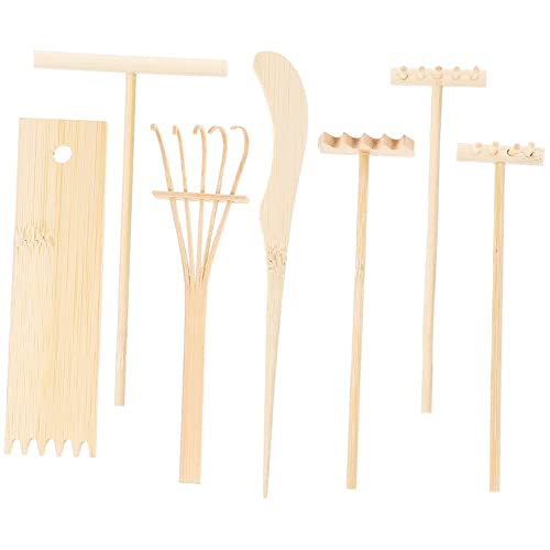 VICASKY 1Satz Mini Zen Rakes Teiliges aus Dekorativen Rakes für Meditation und Garten Kreative Sandspielzeug Dekoration für Zuhause und Büro Eleganter VICASKY 1Satz Mini Zen Rakes Teiliges aus Dekorativen Rakes für Meditation und Garten Kreative Sandspielzeug Dekoration für Zuhause und Büro Eleganter von VICASKY