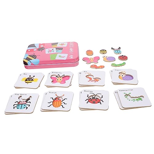 VICASKY 1Satz Pädagogisches Holzspielzeug Puzzle für Intelligentes Kognitionsspiel mit Insektenmotiven Fördert Farben und Formenverständnis für Eltern Aktivitäten VICASKY 1Satz Pädagogisches Holzspielzeug Puzzle für Intelligentes Kognitionsspiel mit Insektenmotiven Fördert Farben und Formenverständnis für Eltern Aktivitäten von VICASKY
