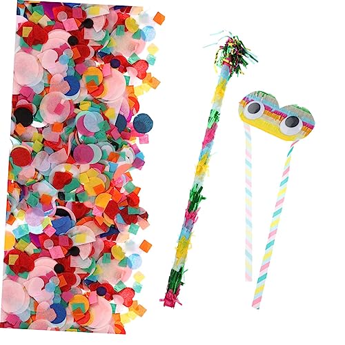 VICASKY 1Satz Pinata Stab Mit Augenmaske Und Konfetti Mehrfarbige Klopfspiel Requisite Für Geburtstagsfeiern Hochzeiten Mottopartys Und Festivals Tragbar Und Leicht Für Spaß VICASKY 1Satz Pinata Stab Mit Augenmaske Und Konfetti Mehrfarbige Klopfspiel Requisite Für Geburtstagsfeiern Hochzeiten Mottopartys Und Festivals Tragbar Und Leicht Für Spaß von VICASKY