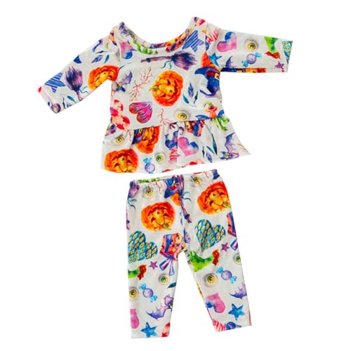 VICASKY 1Satz Puppenkleidung für Mädchen Stilvolle Outfits mit Rock und Hose Geeignet für Puppen Sicheres und Gesundes Material von VICASKY