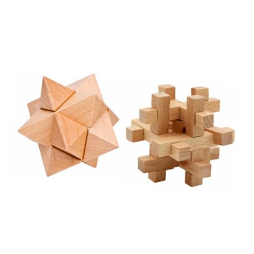 VICASKY 1Satz Puzzle Schloss aus Holz Teiliges Denkspielzeug Intelligentes Lu Ban Schloss für Erwachsene Fördert Geschicklichkeit und Kreativität für DIY Party VICASKY 1Satz Puzzle Schloss aus Holz Teiliges Denkspielzeug Intelligentes Lu Ban Schloss für Erwachsene Fördert Geschicklichkeit und Kreativität für DIY Party von VICASKY