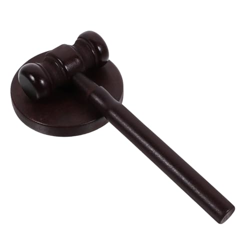VICASKY 1Satz Richter Hammer für Holzhammer für Kleine Juristen Robuste Ausführung mit Basis für Rollenspiele und Kreative Aktivitäten und Langlebige Verarbeitung von VICASKY