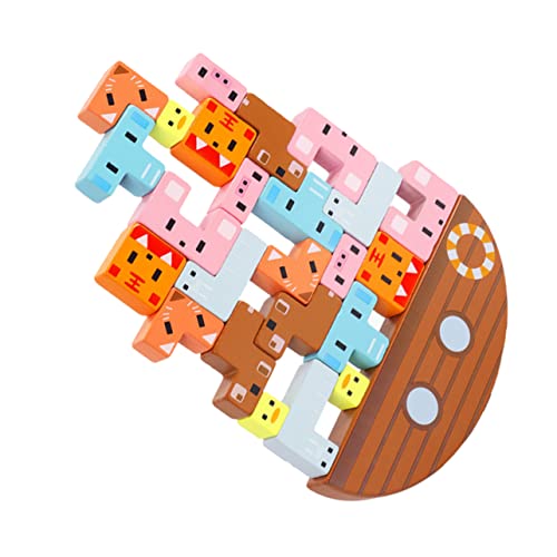 VICASKY 1Satz Stapelspielzeug für Teiliges aus Holz Fördert und Formerkennung Sicher und Glatt für Gemeinsames und Entwicklung der Kommunikationsfähigkeiten VICASKY 1Satz Stapelspielzeug für Teiliges aus Holz Fördert und Formerkennung Sicher und Glatt für Gemeinsames und Entwicklung der Kommunikationsfähigkeiten von VICASKY