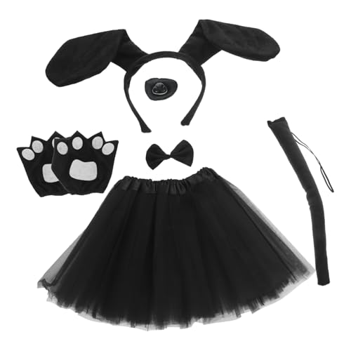 VICASKY 1Satz Stirnband Handschuhen Teiliges Kostüm für Welpen Tutu Rock und Falscher für Partys Fotografie und Cosplay Events VICASKY 1Satz Stirnband Handschuhen Teiliges Kostüm für Welpen Tutu Rock und Falscher für Partys Fotografie und Cosplay Events von VICASKY