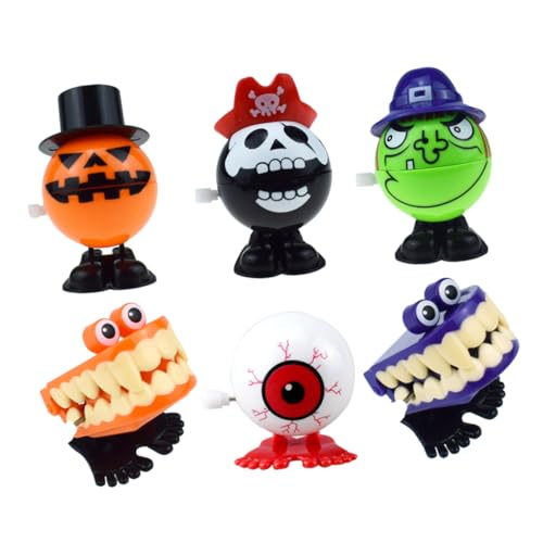 VICASKY 1Satz Teiliges Aufziehspielzeug für Halloween und Weihnachten Springendes mit Geistern Kürbissen und Piratenkopf Lustige für Partys VICASKY 1Satz Teiliges Aufziehspielzeug für Halloween und Weihnachten Springendes mit Geistern Kürbissen und Piratenkopf Lustige für Partys von VICASKY