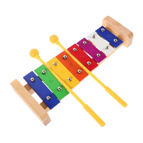 VICASKY 1Satz Xylophon Percussion Kit für Holzschlaginstrument mit Markierten Noten Fördert Musikalisches Bewusstsein und Rhythmusentwicklung für Kleine Musiker von VICASKY