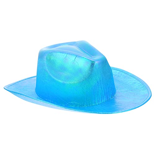 VICASKY Partyhut Hut Im Western-stil – Modischer Hut Für Damen Mädchen Kinder Dekorative Glitzerkrempe von VICASKY