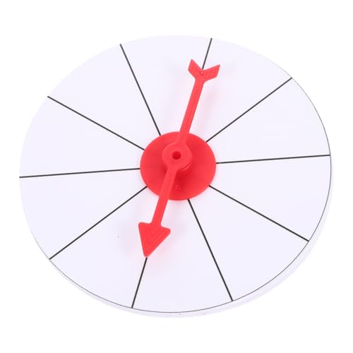 VICASKY 1Stk Fasching Spiele klobürste wandmontage Match Karnevalsspiel spinnenspiel Lenkradknopf Tombola Preisrad Rad Spiel Spielrad Partyzubehör Spiel Wendeplatte Plastik Weiß VICASKY 1Stk Fasching Spiele klobürste wandmontage Match Karnevalsspiel spinnenspiel Lenkradknopf Tombola Preisrad Rad Spiel Spielrad Partyzubehör Spiel Wendeplatte Plastik Weiß von VICASKY