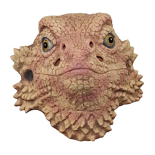 VICASKY 1Stk Halloween-Tierkopfmaske Eidechsenmaske tierische Kopfbedeckung Halloween-Party-Kostüme gruselige Halloween- halloween costume halloween Tierkopfmaske aus von VICASKY
