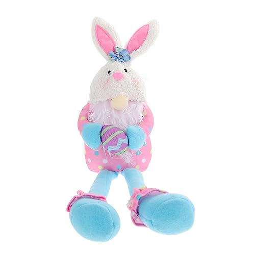 VICASKY 1Stk Kaninchen-Verzierung für kinderspielzeug wohnaccessoires hasenfiguren Children Toys Cartoon-Hase- langbeiniger Hase Hasenspielzeug Polyester Blue von VICASKY