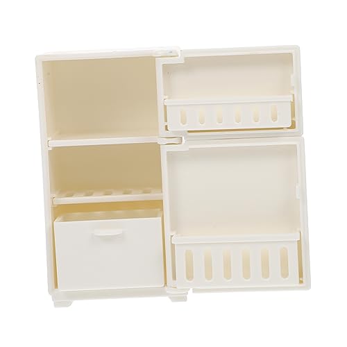 VICASKY 1Stk Kühlschrank Modell Küchenkühlschrank Puppenwagen Mini-Möbelmodell Bausatz Miniatures Miniature Kitchen Puppenhausmöbel Kleiner Kühlschrank Plastik Weiß VICASKY 1Stk Kühlschrank Modell Küchenkühlschrank Puppenwagen Mini-Möbelmodell Bausatz Miniatures Miniature Kitchen Puppenhausmöbel Kleiner Kühlschrank Plastik Weiß von VICASKY