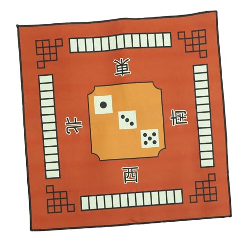 VICASKY 1Stk Mahjong-Tischdecke pokerauflage Poker Matte Mahjong-Matten Poker-Tischdecke tischdecken Spielmatten mit Rauschunterdrückung Domino-Spielmatte Flanell (Polyesterfaser) Coffee von VICASKY