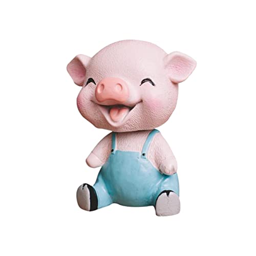 VICASKY Wackelschweinchen-ornament Aus Kunstharz Für Zuhause Auto Büro Dekoration Für Vater Und Ehemann VICASKY Wackelschweinchen-ornament Aus Kunstharz Für Zuhause Auto Büro Dekoration Für Vater Und Ehemann von VICASKY