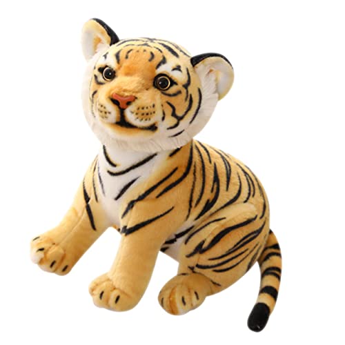 VICASKY 1Stk Plüschtier deko Animal Figures eine tierische bescherung Plüschkissen für Autospielzeug für Kleinkinder Stofftierpuppe Schlafzimmer schmücken PP Baumwolle Yellow von VICASKY