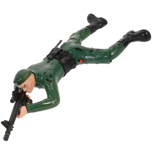 VICASKY Elektrische Actionfigur Spielzeug Krabbelnder Soldat Spielzeug Sound Lichter Für Pädagogisches Spielen Zufällige Farbe VICASKY Elektrische Actionfigur Spielzeug Krabbelnder Soldat Spielzeug Sound Lichter Für Pädagogisches Spielen Zufällige Farbe von VICASKY