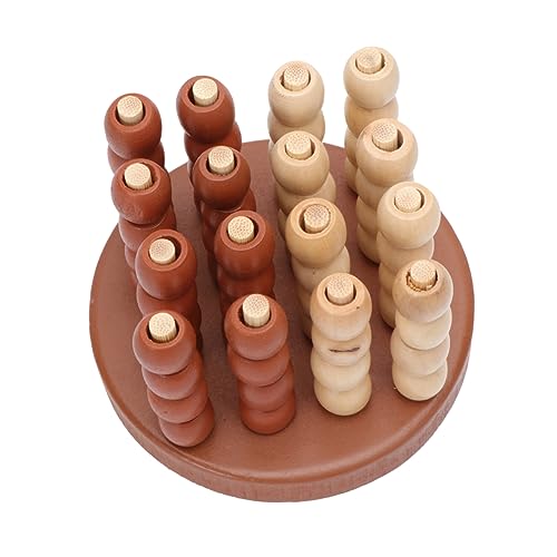 VICASKY 1Stk zabawki stymulujące rozwój Educational Toys Strategiespiel aus Holz Backgammon Spielzeuge Kinderspielzeug Interaktives Eltern-Kind-Spiel Lernspielzeug Platz von VICASKY