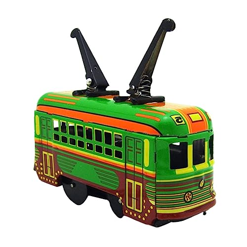 VICASKY Sammlerstück Vintage Eisen Mini Straßenbahn Aufziehspielzeug Lernspielzeug Für Jungen Und Mädchen VICASKY Sammlerstück Vintage Eisen Mini Straßenbahn Aufziehspielzeug Lernspielzeug Für Jungen Und Mädchen von VICASKY