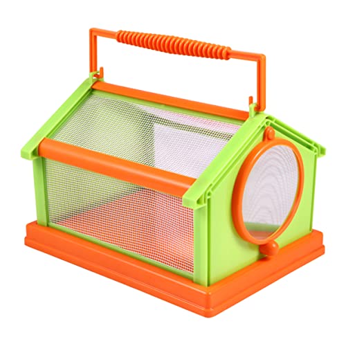 VICASKY 1stk Tragbarer Insektenbeobachtungskäfig Outdoor-spielset Für Kinder Kinderkäfig Spielzeug Für Kinder Tierkäfig Werkzeuge Zur Naturerkundung Bug-Container Plastik Falten Beobachter von VICASKY