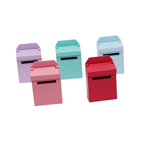 VICASKY 1Stück Briefkasten Dekoratives Rosa für Dollhouse Szenen Perfektes Zubehör für Kinderzimmer und Kreative Spielwelten VICASKY 1Stück Briefkasten Dekoratives Rosa für Dollhouse Szenen Perfektes Zubehör für Kinderzimmer und Kreative Spielwelten von VICASKY