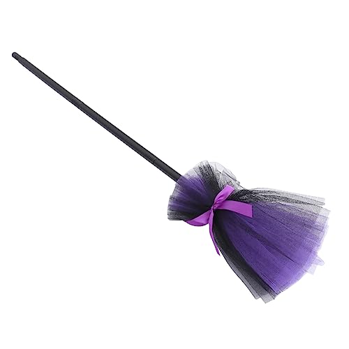 VICASKY 1Stück Halloween Hexenbesen Prop aus Hochwertigem Material Kostümzubehör für Damen Dekoration für Halloween Feiern und Partys Gruseliger Elemente VICASKY 1Stück Halloween Hexenbesen Prop aus Hochwertigem Material Kostümzubehör für Damen Dekoration für Halloween Feiern und Partys Gruseliger Elemente von VICASKY