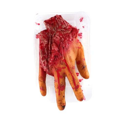 VICASKY 1Stück Künstliches Menschliches Organ Deko für Halloween Realistisches Abgetrenntes Finger Accessoire Gruselige Party Dekoration für Spukhaus und Halloween Feiern VICASKY 1Stück Künstliches Menschliches Organ Deko für Halloween Realistisches Abgetrenntes Finger Accessoire Gruselige Party Dekoration für Spukhaus und Halloween Feiern von VICASKY