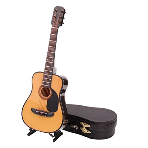 VICASKY 1Stück Mini Gitarrenmodell Lebensechte Dekoration für Zuhause für Musikliebhaber Langlebiges Material Requisite für Fotos und Stilvolle Präsentation VICASKY 1Stück Mini Gitarrenmodell Lebensechte Dekoration für Zuhause für Musikliebhaber Langlebiges Material Requisite für Fotos und Stilvolle Präsentation von VICASKY