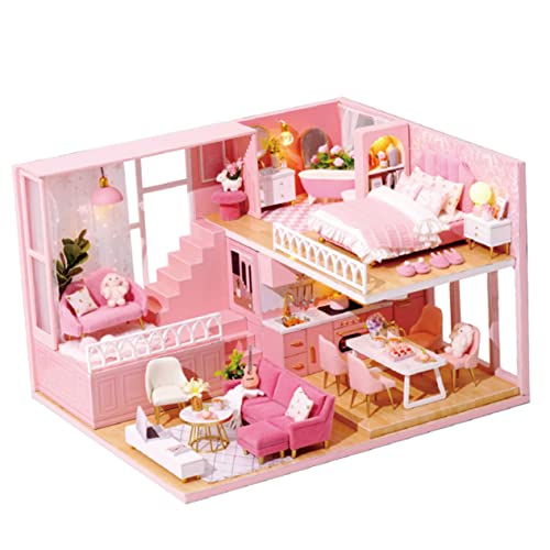 VICASKY 1Stück Miniatur DIY Spielzeughaus Kreatives Bastelset für Einfach zu Montieren Fördert Fantasievolles für Kleine Hände für Kreativen Spaß VICASKY 1Stück Miniatur DIY Spielzeughaus Kreatives Bastelset für Einfach zu Montieren Fördert Fantasievolles für Kleine Hände für Kreativen Spaß von VICASKY