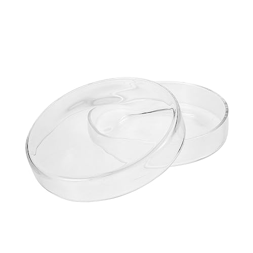 VICASKY 1Stück Transparente Petrischale aus Borosilikatglas für Zellkultur Experimente Hochtemperaturbeständig Runde Form für Labor und Unterricht Einfach zu Bedienen VICASKY 1Stück Transparente Petrischale aus Borosilikatglas für Zellkultur Experimente Hochtemperaturbeständig Runde Form für Labor und Unterricht Einfach zu Bedienen von VICASKY