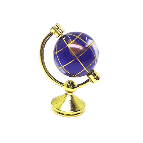 VICASKY 1pc Mini House Zubehör Mini Tellurion Modell Zarte Mini Tellurion Schmuck Kreative Mini Tellurion Modell Mini Haushalt Tellurion Für Kinder Spielt Blue Ball von VICASKY