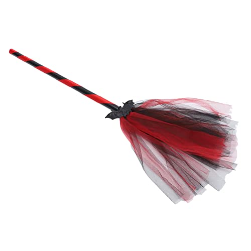 VICASKY 1stk Fledermausmaschenbesen Besenstiel- Besen Zur Entfernung Von Tierhaaren Halloween-Dekoration Halloween Dekoratives Licht Kostüm Besenstiel Schläger Ornament Rot Plastik VICASKY 1stk Fledermausmaschenbesen Besenstiel- Besen Zur Entfernung Von Tierhaaren Halloween-Dekoration Halloween Dekoratives Licht Kostüm Besenstiel Schläger Ornament Rot Plastik von VICASKY