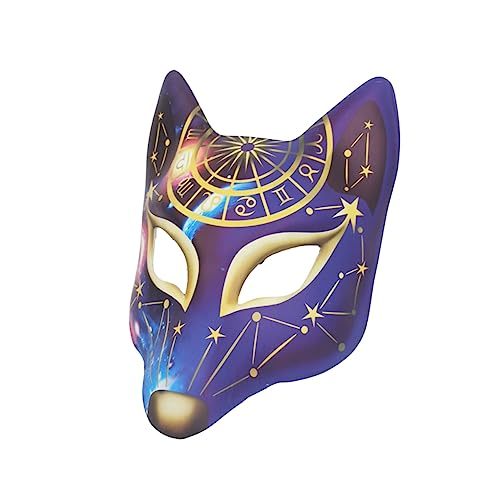 VICASKY Bemalte Maske Maskenmaske für Cosplay Karneval Party Modisches Schlichtes Design von VICASKY