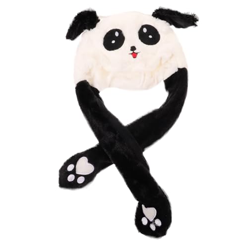 VICASKY 1 Stück Karneval Panda Plüsch Hut Festival Mit Licht Super Textur Moving Cap Warme Kopfbedeckung VICASKY 1 Stück Karneval Panda Plüsch Hut Festival Mit Licht Super Textur Moving Cap Warme Kopfbedeckung von VICASKY