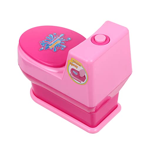 VICASKY 1stk Mini- Für Kleine Haushaltsgeräte Töpfchenspielzeug -töpfchenpuppe Simulieren Kleine Spielzeugtoilette Bad Vorgeben Toilettenartikel Rosa Plastik von VICASKY