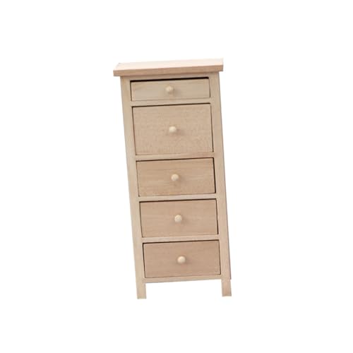 VICASKY Miniatur Holz Schublade Brust Modell Puppenhaus Schubladen Elegante Mini Puppen von VICASKY