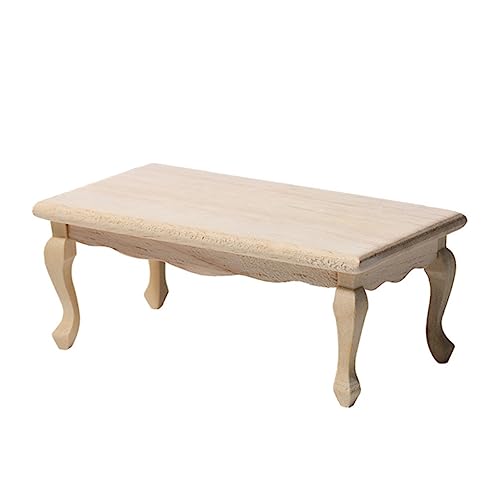 VICASKY 1stk Puppenstubentisch Mini Möbel Möbelmodell Zubehör Für Mini-hausmodelle Miniaturmöbel Miniaturtisch Mini-möbelverzierung Mini-teetisch Mini-Ornament Beige Hölzern VICASKY 1stk Puppenstubentisch Mini Möbel Möbelmodell Zubehör Für Mini-hausmodelle Miniaturmöbel Miniaturtisch Mini-möbelverzierung Mini-teetisch Mini-Ornament Beige Hölzern von VICASKY
