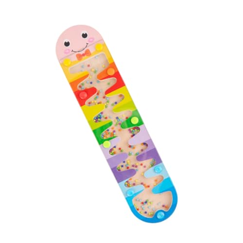 VICASKY 1stk Regen Soundboard Kinderspielzeug Für Die Früherziehung Regenbogenspielzeug Für Die Frühe Bildung Cartoon-Sanduhr- Sanduhr Aus Holz Hölzern Colorful von VICASKY