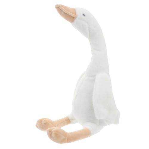 VICASKY 1stk Schwan Puppe Plüschpuppenfigur Gans Figur Gänsefigur-Puppe Albern Gänse-plüschkissen Kuscheltiere Für Stofftierpuppe Gänse-plüschtier Plüsch- Weiß von VICASKY